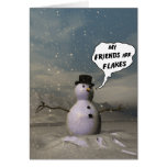My Friends Are Flakes Card