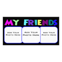 My Friends Photo Template photo cards by CreatureCreations My Friends Photo Template photo cards