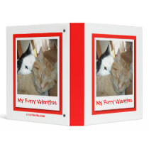 My Furry Valentine binders