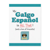 My Galgo Espanol is All That! Postcards
