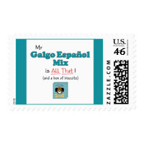My Galgo Espanol Mix is All That! postage by muttybuddy My Galgo Espanol Mix is All That! postage