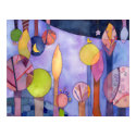 My Garden At Night Print