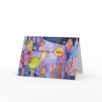 My Garden at Night: Thinking of You Card by daphne1024 My Garden at Night: Thinking of You Card