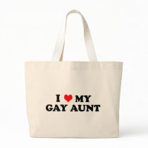My Gay Aunt Canvas Bags