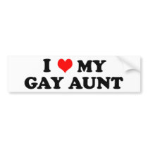 My Gay Aunt bumper stickers by funoriginals My Gay Aunt bumper stickers