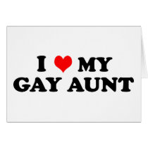 My Gay Aunt Card