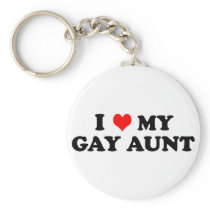 My Gay Aunt Keychain
