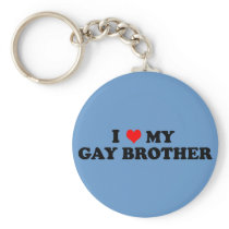 My Gay Brother Key Chain