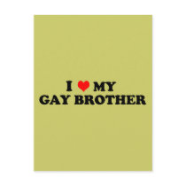My Gay Brother Post Card