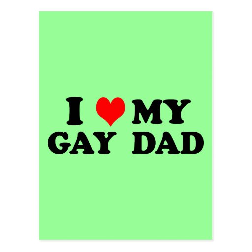 My Gay Dad Postcard