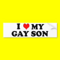 My Gay Son bumper stickers