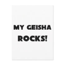 MY Geisha ROCKS! postcards