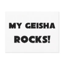 MY Geisha ROCKS! postcards