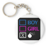 My gender is 'no, thanks' key chains