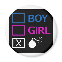 My gender is 'no, thanks' refrigerator magnets