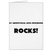 MY Geophysical Data Processor ROCKS! cards by professions MY Geophysical Data Processor ROCKS! cards