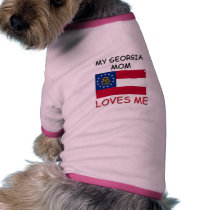 My Georgia Mom Loves Me pet clothing by flagshirt My Georgia Mom Loves Me pet clothing