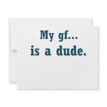 My gf...is a dude. custom announcement