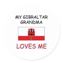 My Gibraltar Grandma Loves Me stickers