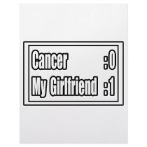 My Girlfriend Beat Cancer (Scoreboard) Personalized Letterhead