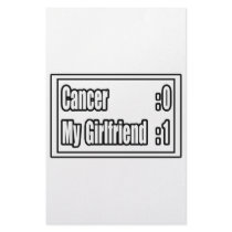 My Girlfriend Beat Cancer (Scoreboard) Stationery