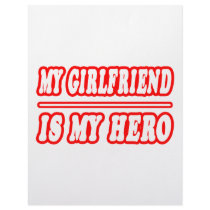 My Girlfriend Is My Hero letterhead by Girlfriend_Shirts My Girlfriend Is My Hero letterhead