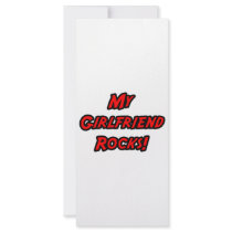 My Girlfriend Rocks rack cards by Girlfriend_Shirts My Girlfriend Rocks rack cards