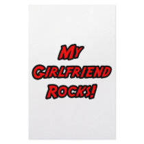 My Girlfriend Rocks stationery by Girlfriend_Shirts My Girlfriend Rocks stationery