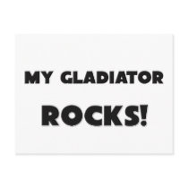 MY Gladiator ROCKS! postcards