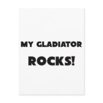 MY Gladiator ROCKS! postcards