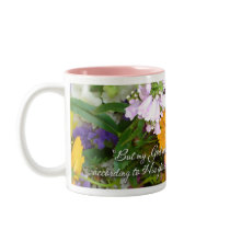 My God Supplies mugs by weisserartstudio My God Supplies mugs