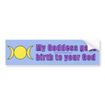 My Goddess bumper stickers by bumper2bumper My Goddess bumper stickers