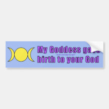 My Goddess Bumper Sticker