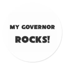 MY Governor ROCKS! stickers