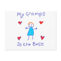My Gramps is the Best postcards
