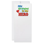 My Grandad Is My Hero – Insert your own name Rack Card Template