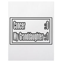 My Granddaughter Beat Cancer (Scoreboard) Personalized Letterhead