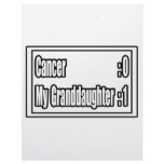 My Granddaughter Beat Cancer (Scoreboard) Personalized Letterhead