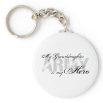My Granddaughter My Hero - ARMY Keychains