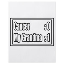 My Grandma Beat Cancer (Scoreboard) Full Color Flyer