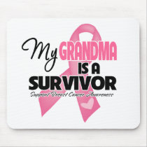 My Grandma is a Survivor - Breast Cancer Mouse Pad