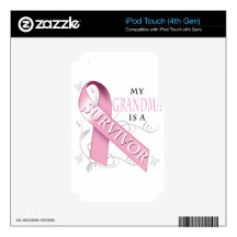 My Grandma is a Survivor.png iPod Touch 4G Decal