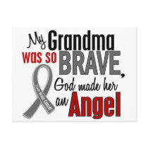 My Grandma Is An Angel 1 Brain Cancer Post Card