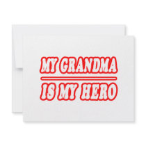 My Grandma Is My Hero invitations