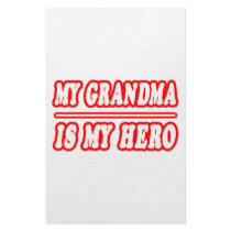 My Grandma Is My Hero stationery by Proud_Grandma_Shirts My Grandma Is My Hero stationery