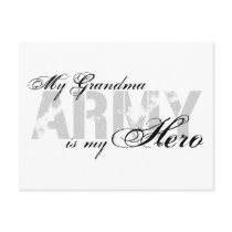 My Grandma My Hero - ARMY Post Cards