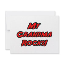 My Grandma Rocks invitations
