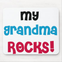 My Grandma Rocks mousepads by toddlersplace My Grandma Rocks mousepads