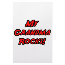 My Grandma Rocks stationery by Proud_Grandma_Shirts My Grandma Rocks stationery