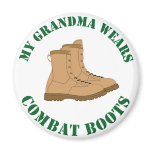 My Grandma Wears Combat Boots - Magnet
